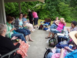 Annual Knit in Stanley Park, photo: B.R. Emmons